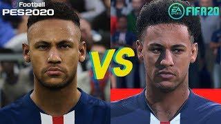 eFootball PES 2020 vs FIFA 20 Graphics Comparison (PS4 Pro)