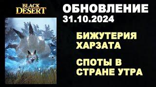  БИЖА ХАРЗАТА  СПОТЫ для ФАРМА В СТРАНЕ УТРА  Обнова в БДО 31.10.24 (BDO-Black Desert)