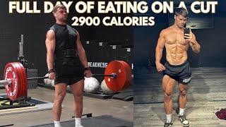FULL DAY OF EATING TO GET TO SUB 8% BODYFAT | SPRINT & LEG WORKOUT