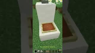 MAKING SKIBIBI TOILET IN MINECRAFT #funny #rks #gaming #comedy #trending #minecraft #skibiditoilet