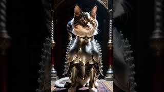 Sir Cat knight #sir #cat #knights #armor #stablediffusion #deforum #animation #commission #fororder