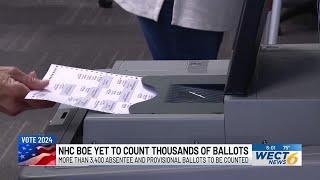 New Hanover County Board of Elections yet to count thousands of ballots