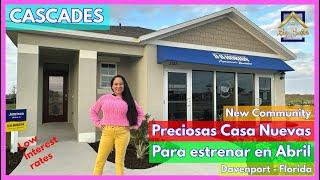 Preciosas Casas Nuevas,  para Estrenar en Abril, Nueva Comunidad Cascades Davenport - Florida