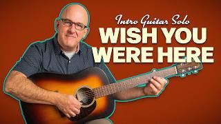 Wish You Were Here Intro Solo - Pink Floyd Acoustic Guitar Lesson