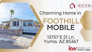 Move-in-Ready 2 bed/1 bath home with AZ room and RV parking in the Foothills! 