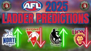 2025 AFL Ladder Predictions!