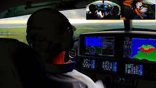 Cirrus Vision Jet SF 50 heavy raining takeoff from Cancun #travel #cirrusaircraft