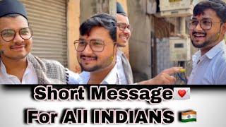 INDIANS  Must watch | Hindu-Muslim ️ || #indian #hindustan #aliaalimvlogs