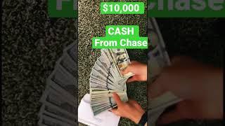 $10,000 In Cash From Chase Bank #shorts #cashcounting