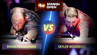 SHANE VAN BOENING VS  SKYLER WOODWARD | 2023 SPANISH OPEN #billiards #nineball #9ballpool #svb