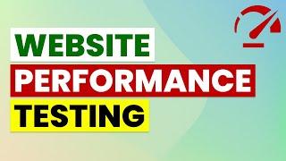 How to do Website Performance Testing from EVERY ANGLE | Website Performance Analysis