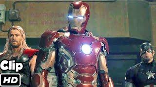 Avengers VS Ultron Hindi Fight Scene  Avengers Age of Ultron  Movie Clip 4K HD