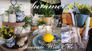 2023 SUMMER DECORATE WITH ME FRENCH COUNTRY/COTTAGE CORE KITCHEN