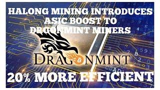 AsicBoost COMING TO DragonMint MINERS!! 20% MORE EFFICIENT!!