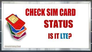 How to Check if your Sim is LTE na - Globe/TM/Smart/TNT