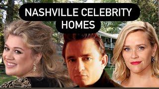 Nashville Celebrity Home Tour - Johnny Cash Burned Home, Kelly Clarkson, Loretta Lynn, and More!