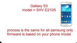 How to install official Samsung firmware using Odin 3  Samsung galaxy s3 s4 s6  flash steps