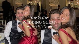 soft glam wedding guest make up tutorial