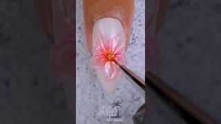 Trending 3D flower Nail Art Reel #uñas #nails #beautynails #nailart2024 #summernails