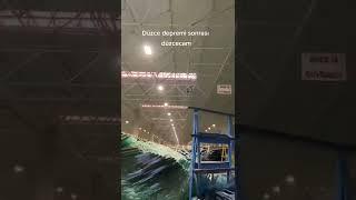 Düzce Depremi Sonra Düzcecam Fabrikasının Son Hali.   #deprem #düzce #türkiye #usa #avrupa