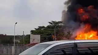 Gas tank explosion in Nairobi, Kenya