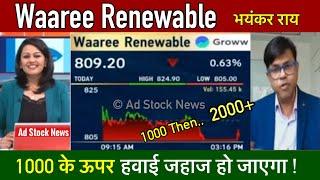 Waaree renewables share latest news, Buy or not ? Waaree renewables share