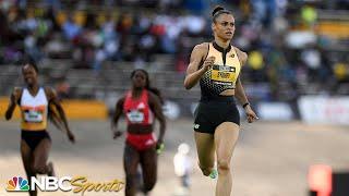 Sydney McLaughlin-Levrone steals the show in 400m flat, sweeping Grand Slam in Jamaica | NBC Sports