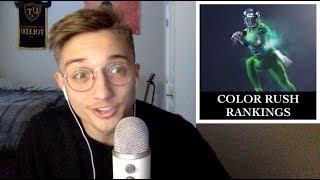 Ranking NFL Color Rush Uniforms ASMR