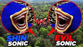 Drone Catches EVIL SHIN SONIC vs SHIN SONIC IN REAL LIFE!! (THE SONIC TAPES MOVIE)