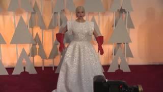 Lady Gaga on the 2015 Academy Awards Red Carpet @ladygaga