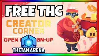 GET FREE THC NOW! Creator Corner links are OFFICIALLY LIVE!