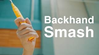 How to backhand smash in Badminton?