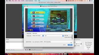 321 322 3219 OBS setting of mirabox capture card in Mac