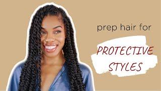 Prep Hair for Protective Styles with Royal Oils