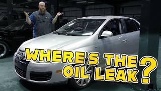 Uncovering a MASSIVE Oil Leak on This VW Jetta – You'll NEVER Guess Why