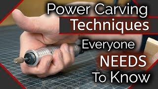 Wood Carving/Power Carving: Techniques You NEED To Know.