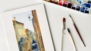 Morning In Marseille Loose Watercolor | Enterclass Lesson with Sergei Kurbatov