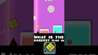 The Actual World's hardest jump.. #shorts #geometrydash