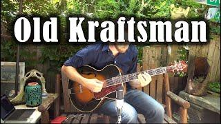 Old Kraftsman Archtop with Thor Jensen at Collar City Guitars