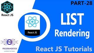 28 | List Rendering In React | Rendering List |  Map Method In React | Array Rendering (Hindi/Urdu)