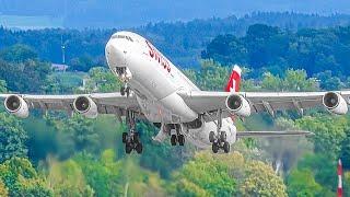 30 MINUTES of STUNNING Plane Spotting at Zurich Airport Switzerland [ZRH/LSZH]