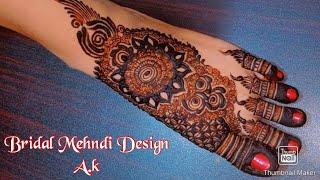 Bridal Feet Mehndi Design 2021 || Ayesha Mehndi A.k