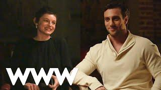 Emma Corrin and Aaron Taylor-Johnson on Nosferatu, Horror, and Filming With Rats | Who What Wear