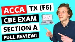 ACCA TX - UK (F6) Section A 15 questions CBE complete review | ACCA Taxation exam paper |