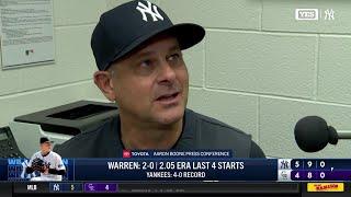 Aaron Boone on the Yankees' 5-4 win against the Rockies