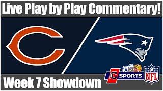 Chicago Bears @ New England Patriots  | Live Play By Play!