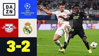 RB Leipzig - Real Madrid 3:2 | UEFA Champions League | DAZN Highlights