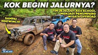 MENCOBA WISATA OFFROAD CIKOLE PAKAI LAND ROVER SERIES! JALURNYA MENANTANG!