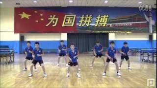 Training table tennis with music part 4 (China)