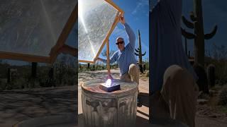 Solar Death Ray vs Bismuth Crystal #crystals #physics #experiment
